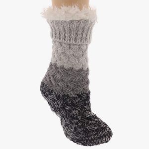BEARPAW | Ombré Slipper Sock | Bearpaw grip walk slippers